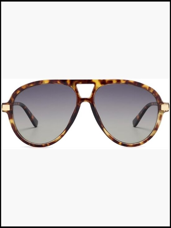 Polarized Aviator Sunglasses Oversized Vintage 90s Designer Shades main image 2